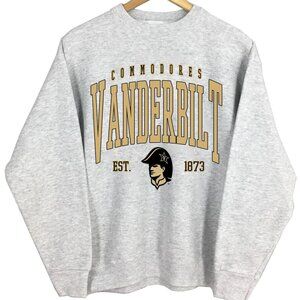 NCAA Vanderbilt Commodores Sweatshirt Vandy Varsity Teams Retro Shirt Sweater